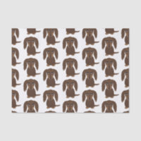 Longhaired Chocolate Dachshund Pattern | Cute Dogs