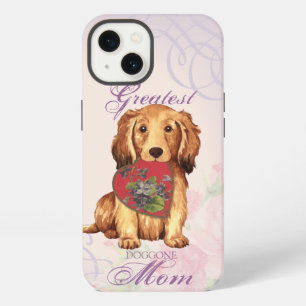 Longhaired Dachshund Heart Mum iPhone 13 Case