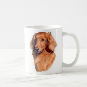 Longhaired Dachshund mug