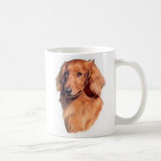 Longhaired Dachshund mug