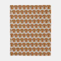 Longhaired Red Dachshund | Cute Dogs Pattern