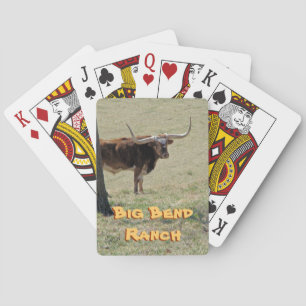 Longhorn 5344 Playing Cards - personalise