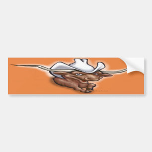 Longhorn Bumper Sticker