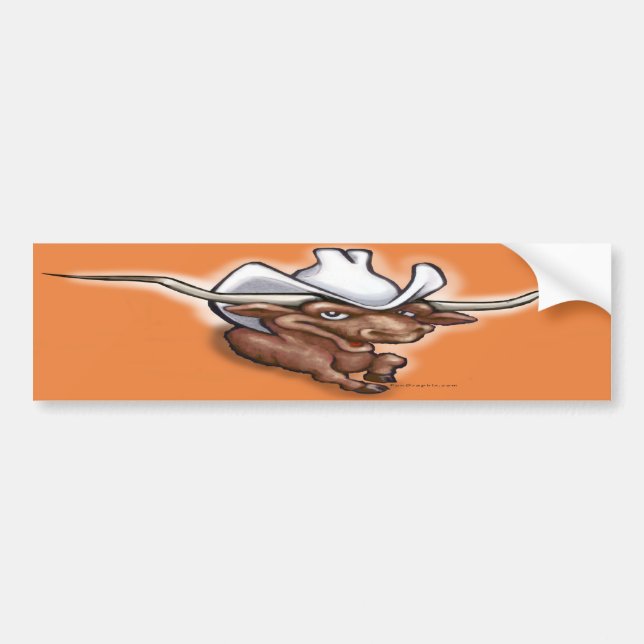 Longhorn Bumper Sticker (Front)