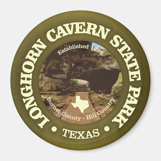 Longhorn Cavern SP Magnet (Front)