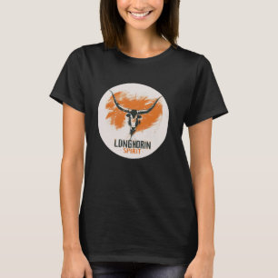 Longhorn Cow in Texan Style for Boys and Girls T-Shirt