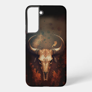Longhorn Cow Skull Rustic Samsung Galaxy Case