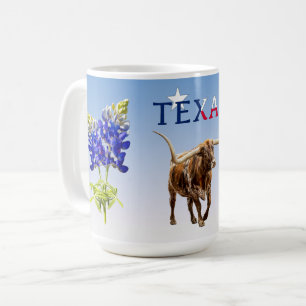 Longhorn, Fort Worth, Old West, Mug