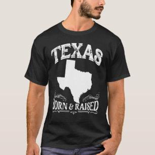 Longhorn Home State Texas Pride Texas Born & Raise T-Shirt
