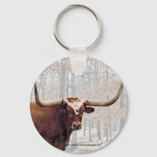 Longhorn keychain-customise key ring