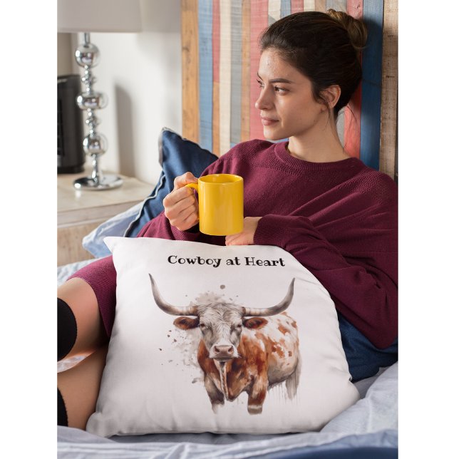 Longhorn Legacy, custom   Cushion (Creator Uploaded)