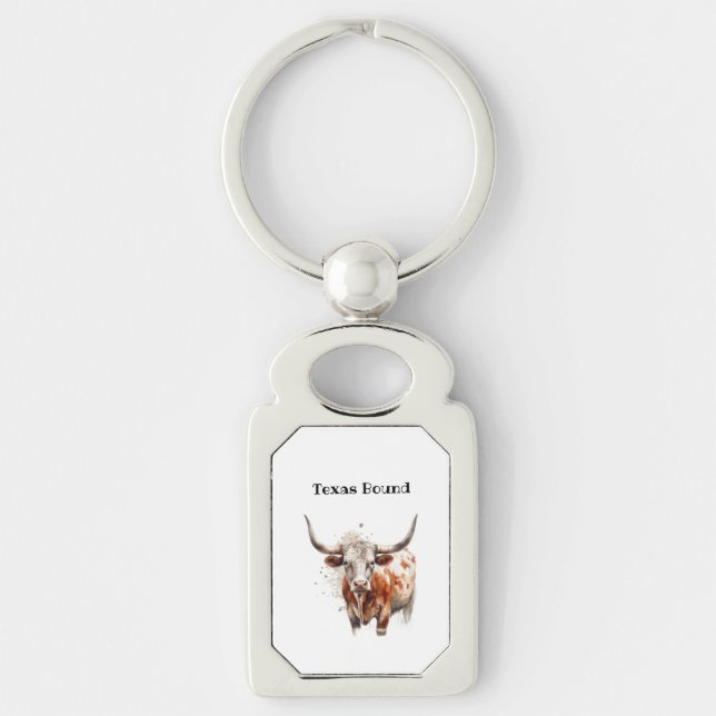 Longhorn Legacy, custom   Key Ring (Front)