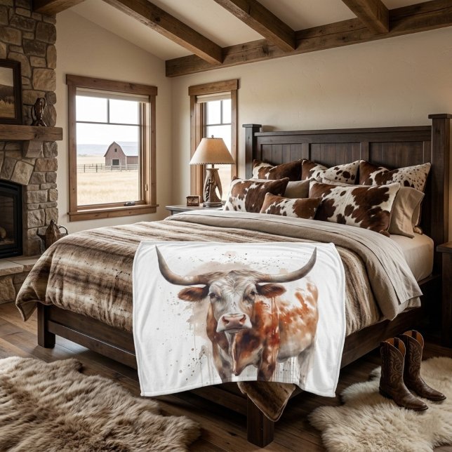 Longhorn Legacy Fleece Blanket (Creator Uploaded)