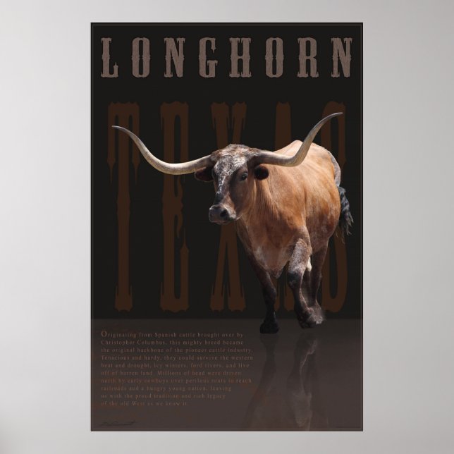Longhorn Legacy Poster -40x60 -other sizes also (Front)