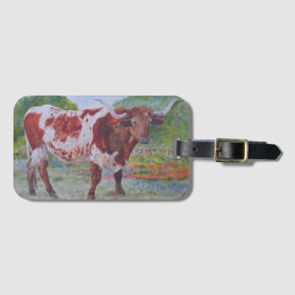 Longhorn Luggage Tag
