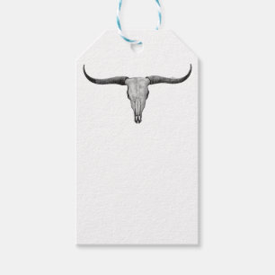 Longhorn Scull Gift Tags