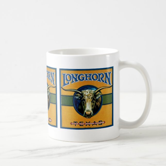 Longhorn Texas Coffee Mug (Right)