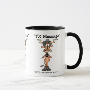 Longhorn TX Message Mug