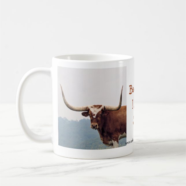 LonghornMug-customise Coffee Mug (Left)