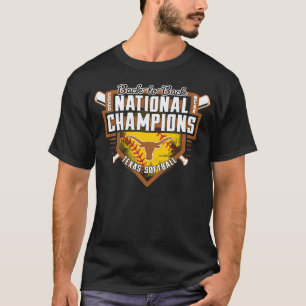 Longhorns National Champs 2026 Softball Back To T-Shirt