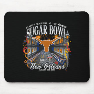 Longhorns Sugar Bowl 2024 Cfp Semi Football Nola  Mouse Pad