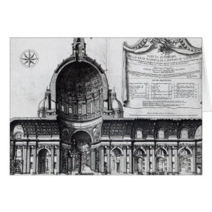 Longitudinal cross-section of St. Peter's