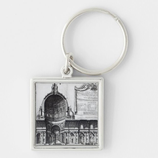 Longitudinal cross-section of St. Peter's Key Ring (Front)