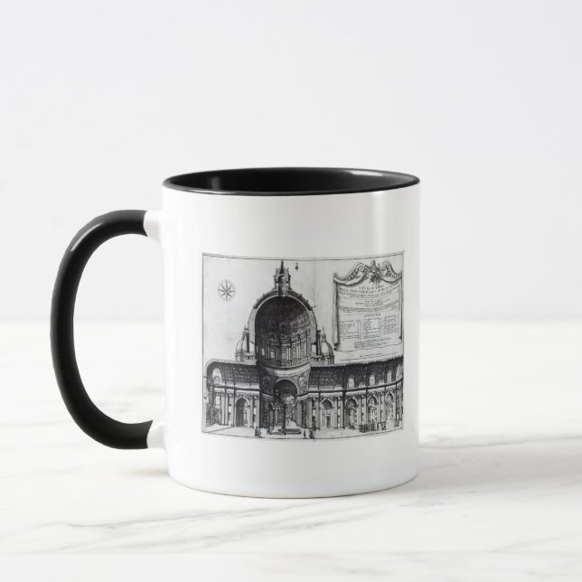 Longitudinal cross-section of St. Peter's Mug (Left)