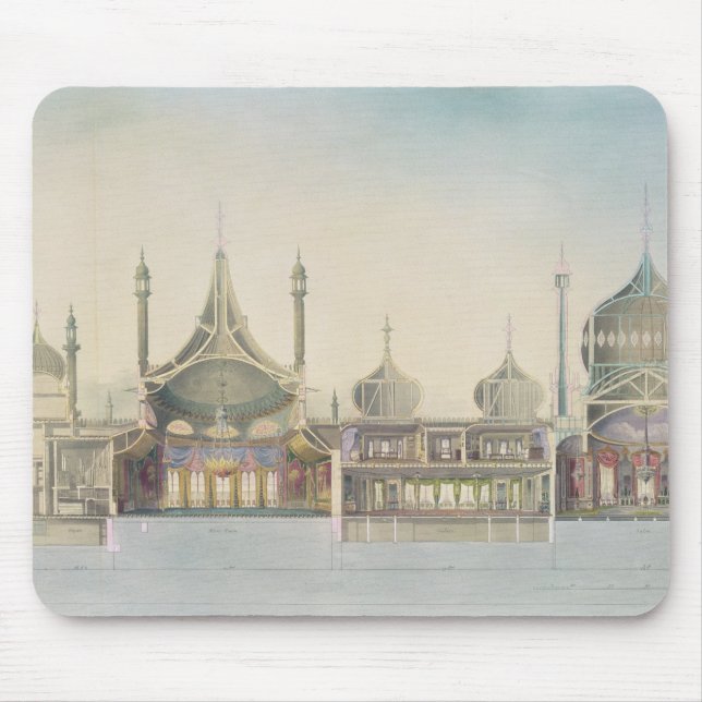 Longitudinal Section (L to R) Organ, Music Room, G Mouse Pad (Front)