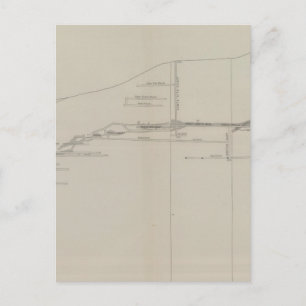 Longitudinal Section of the South Ore Channel Postcard