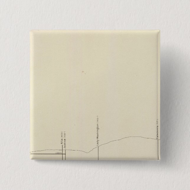 Longitudinal Vertical Projection III Comstock Lode 15 Cm Square Badge (Front)