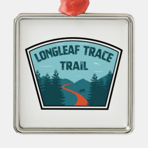 Longleaf Trace Trail Metal Ornament