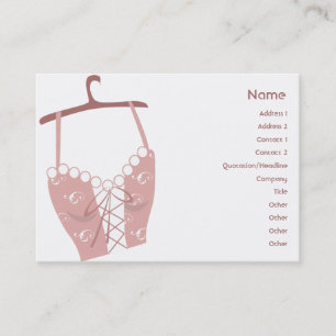 Longlive Bra - Chubby Business Card