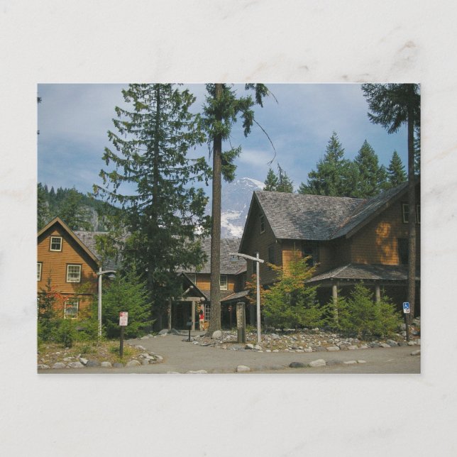 Longmire Inn at Mt. Rainier Postcard (Front)