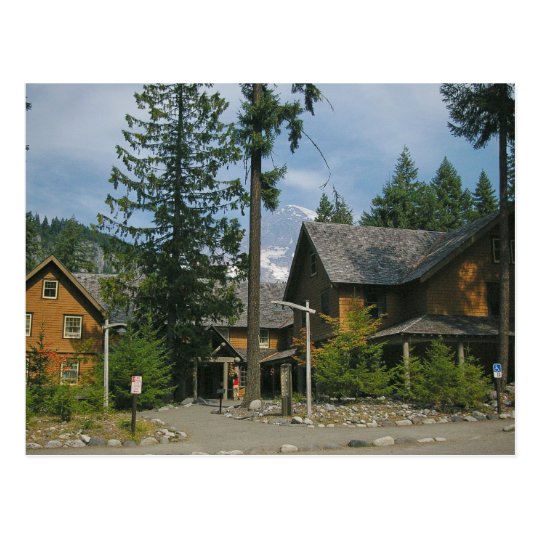 Longmire Inn at Mt. Rainier Postcard