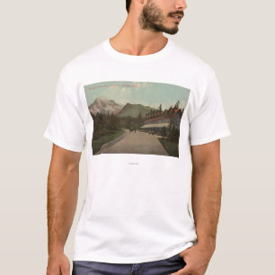 Longmire Springs, WA - View of National Park Inn T-Shirt