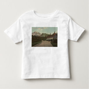 Longmire Springs, WA - View of National Park Inn Toddler T-Shirt