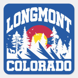 Longmont,Colorado Square Sticker