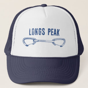 Longs Peak Colorado Climbing Quickdraw Trucker Hat