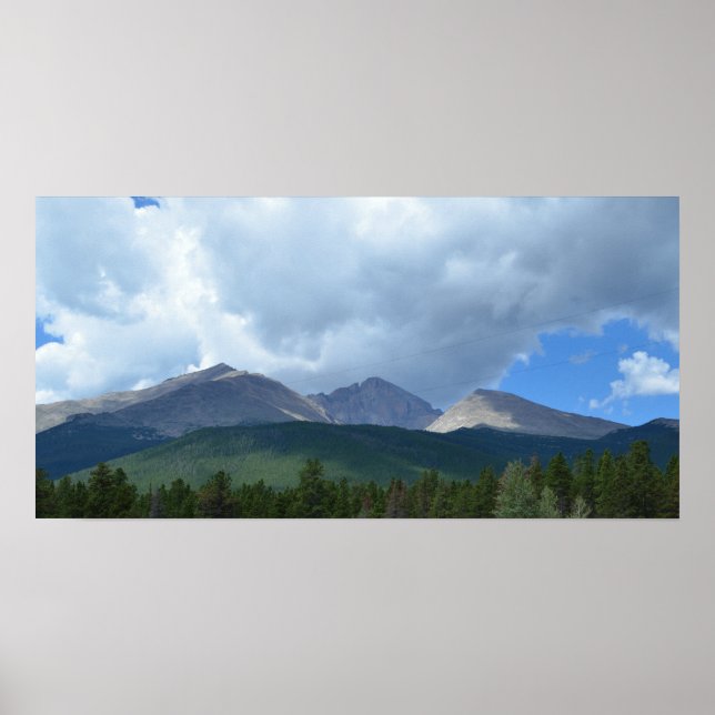 Longs Peak Colorado Matte Canvas Print (Front)