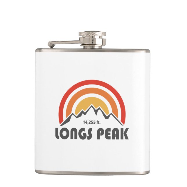 Longs Peak Hip Flask (Front)