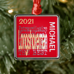 Longshoreman Extraordinaire CUSTOM Metal Ornament