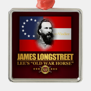 Longstreet (Southern Patriot) Metal Tree Decoration