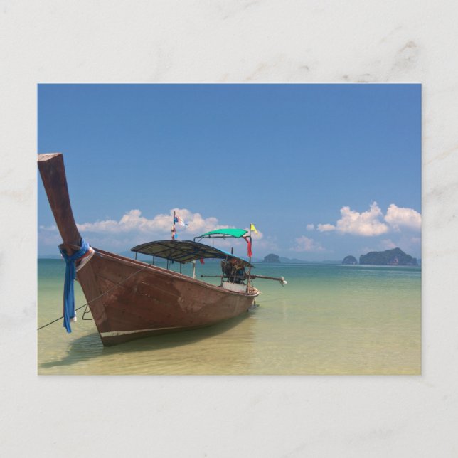 Longtail boat postcard (Front)