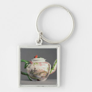 Longton Hall teapot, c.1755 Key Ring