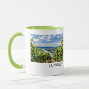 Longuich Moselle Vineyard Panorama Germany Mug