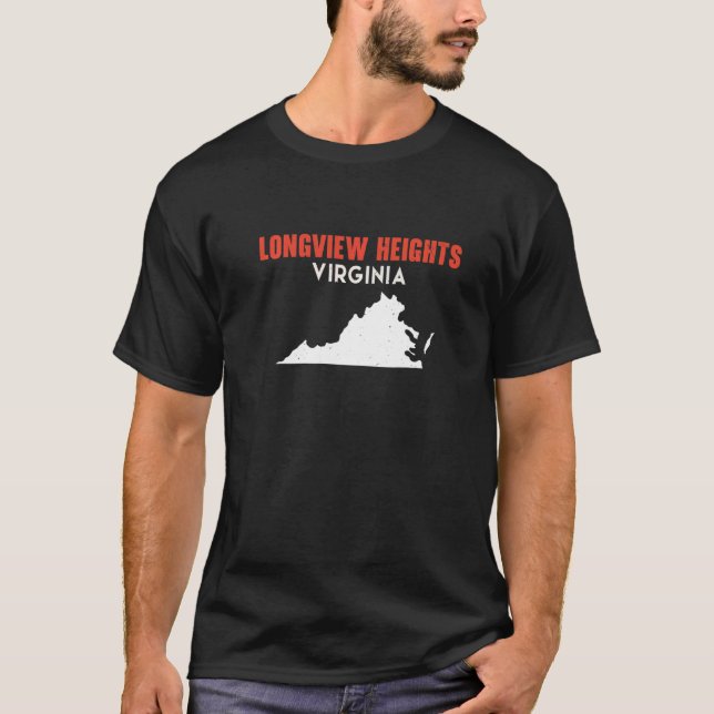 Longview Heights Washington USA State America Trav T-Shirt (Front)
