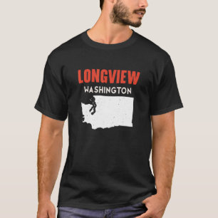 Longview Washington USA State America Travel Washi T-Shirt