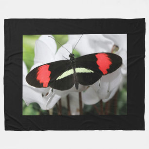Longwing Butterfly Fleece Blanket