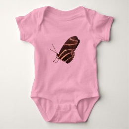 Longwing Zebra Butterfly of Florida Baby Bodysuit